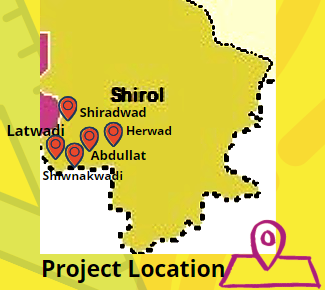 Shirol map showing project locations