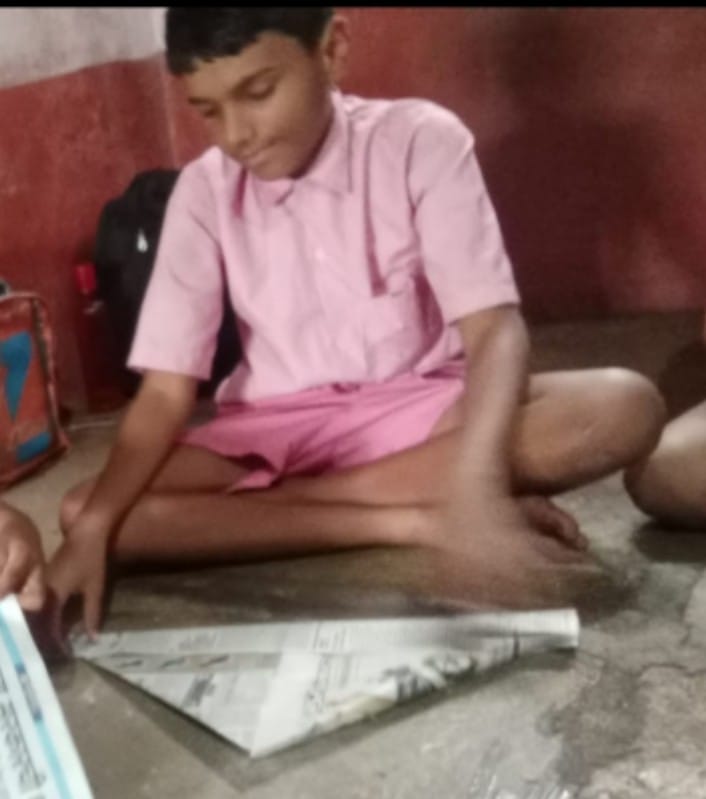 Buddhabhushan Khadsole in classroom